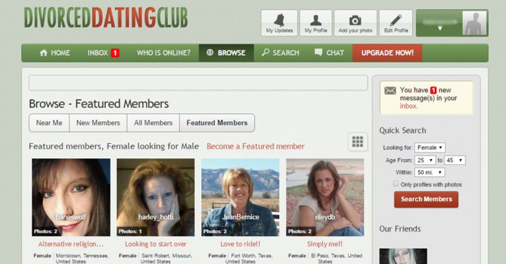 Divorced Dating Club Review | Top 9 Dating Sites